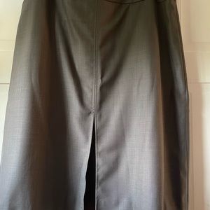 Ladies Suit Skirt// Button and Zipper in the back.